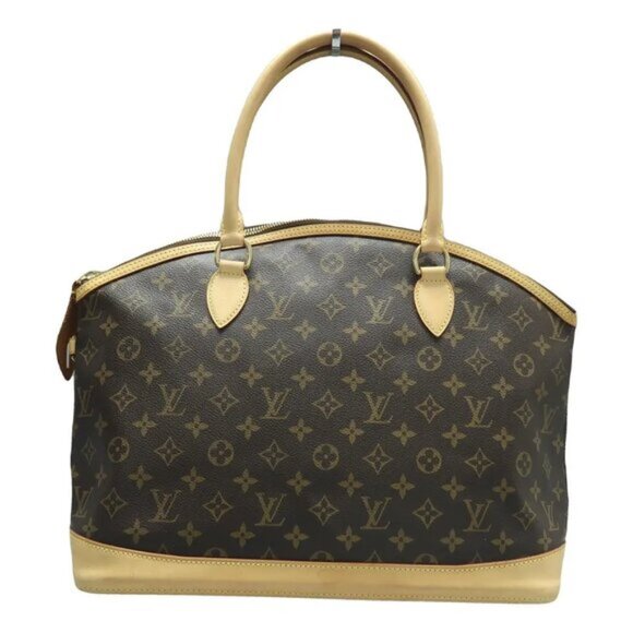 Louis Vuitton Lockit Brown Monogram Canvas Tote 778-061925 - Picture 1 of 12